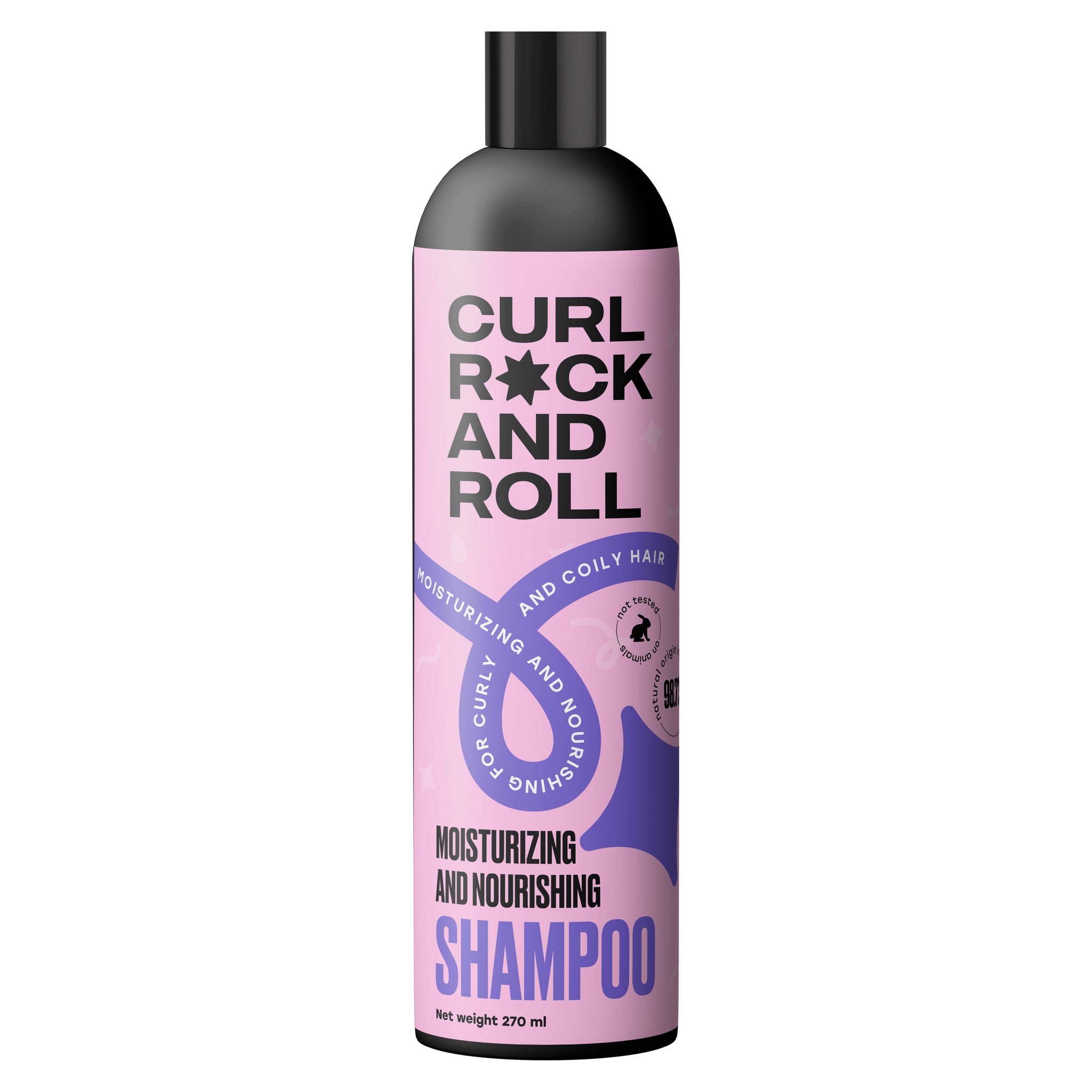 SHAMPOO Moisturizing and nourishing for curly and coily hair, 270 ml