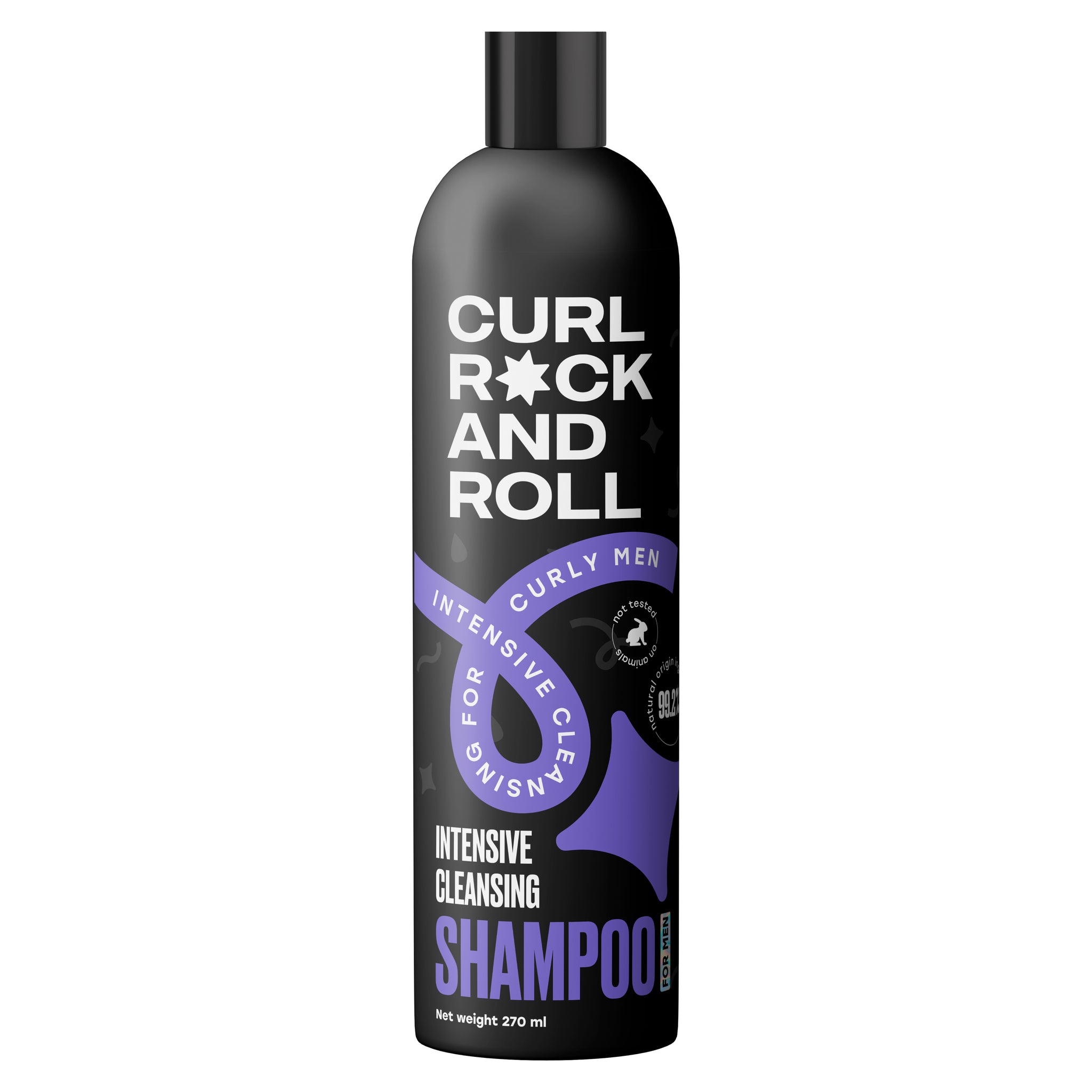 SHAMPOO FOR MEN intensive cleansing for curly men, 270 ml