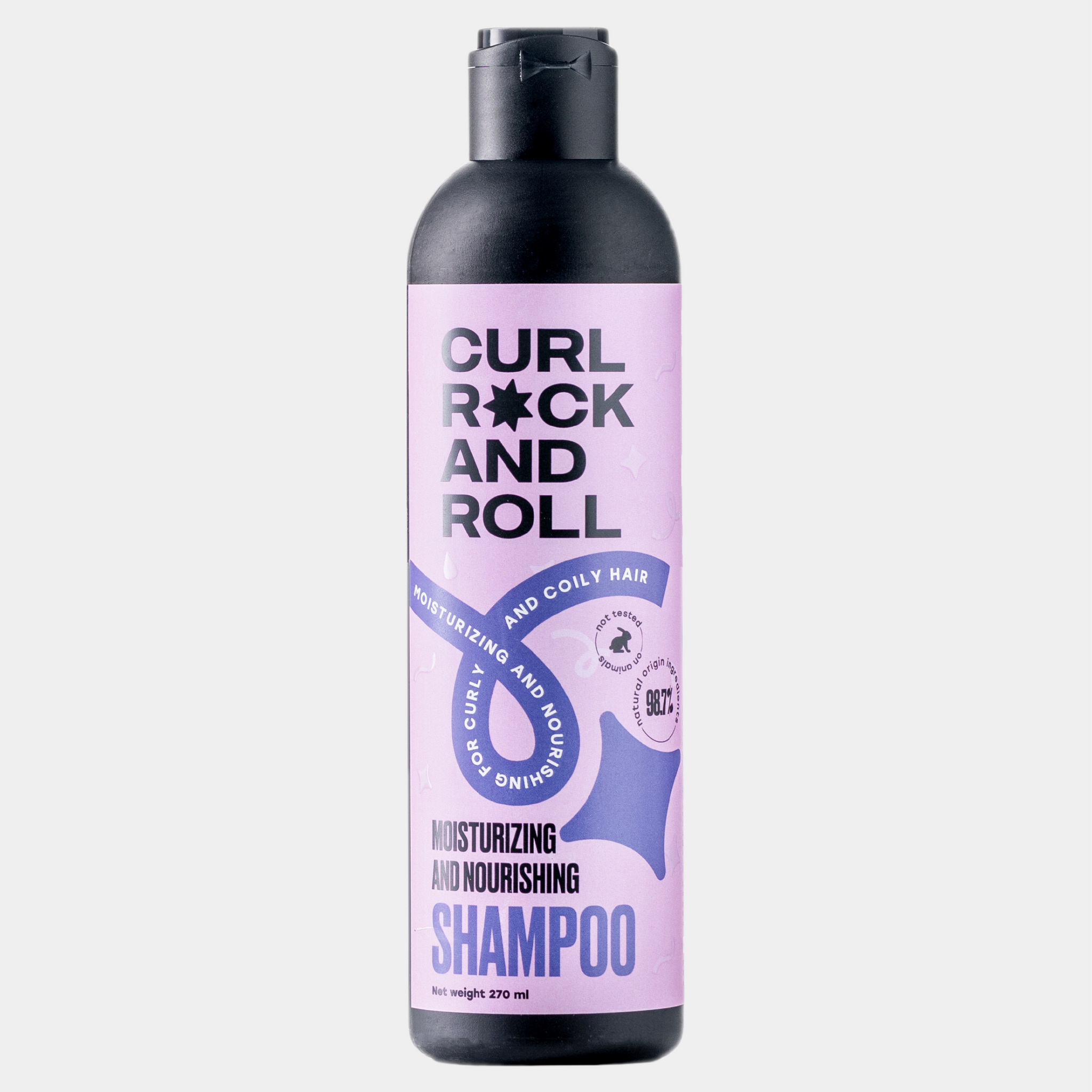 SHAMPOO Moisturizing and nourishing for curly and coily hair, 270 ml