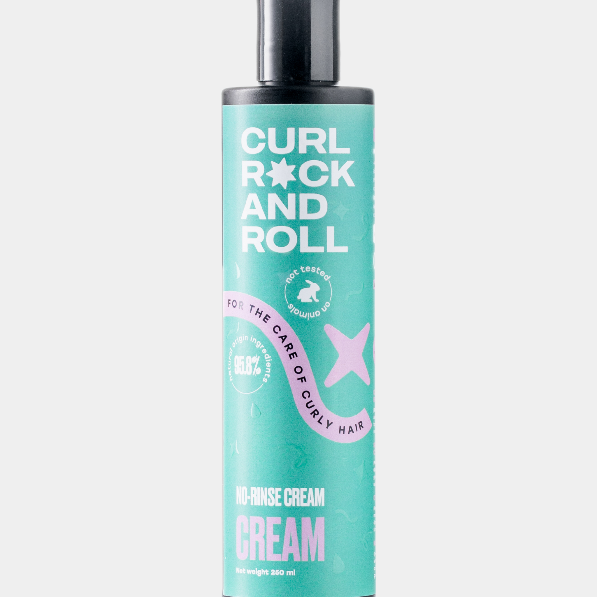 No-Rinse Cream for the care of curly hair, 250 ml