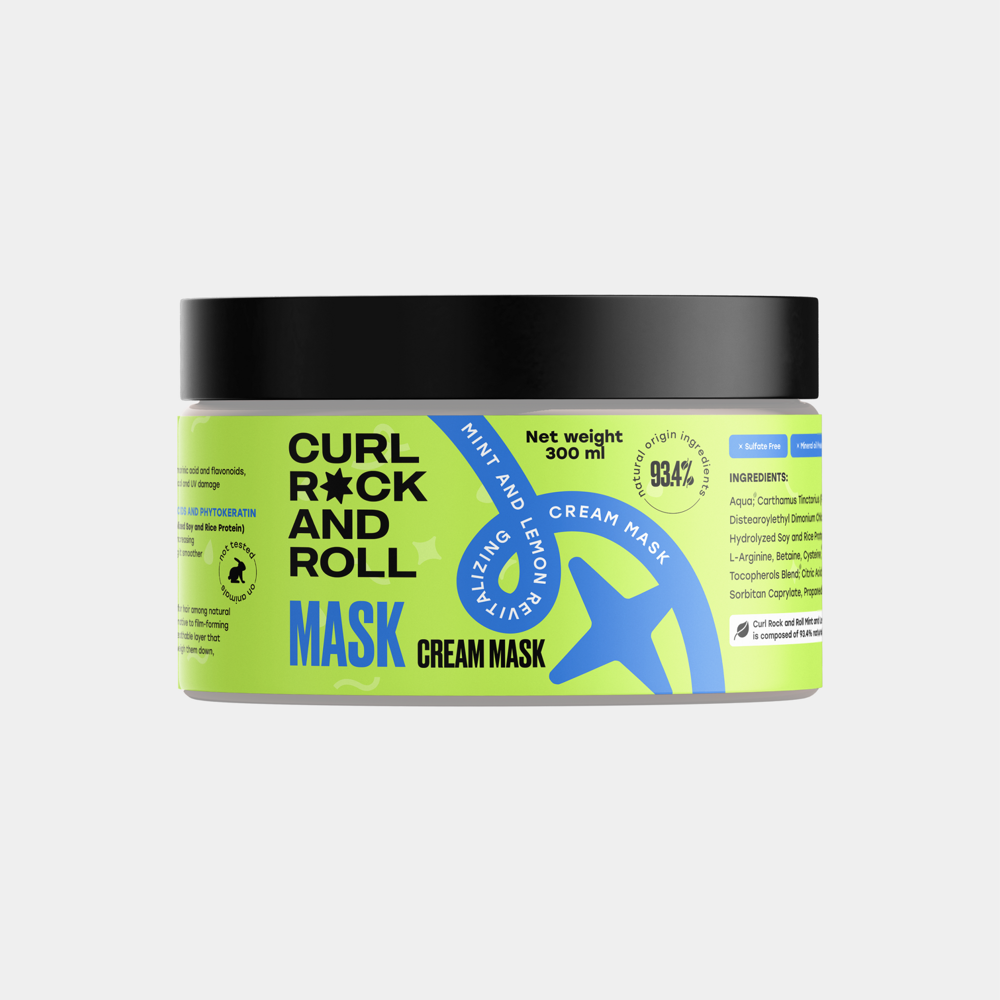 Revitalizing Creamy mask Mint and lemon, 300 ml