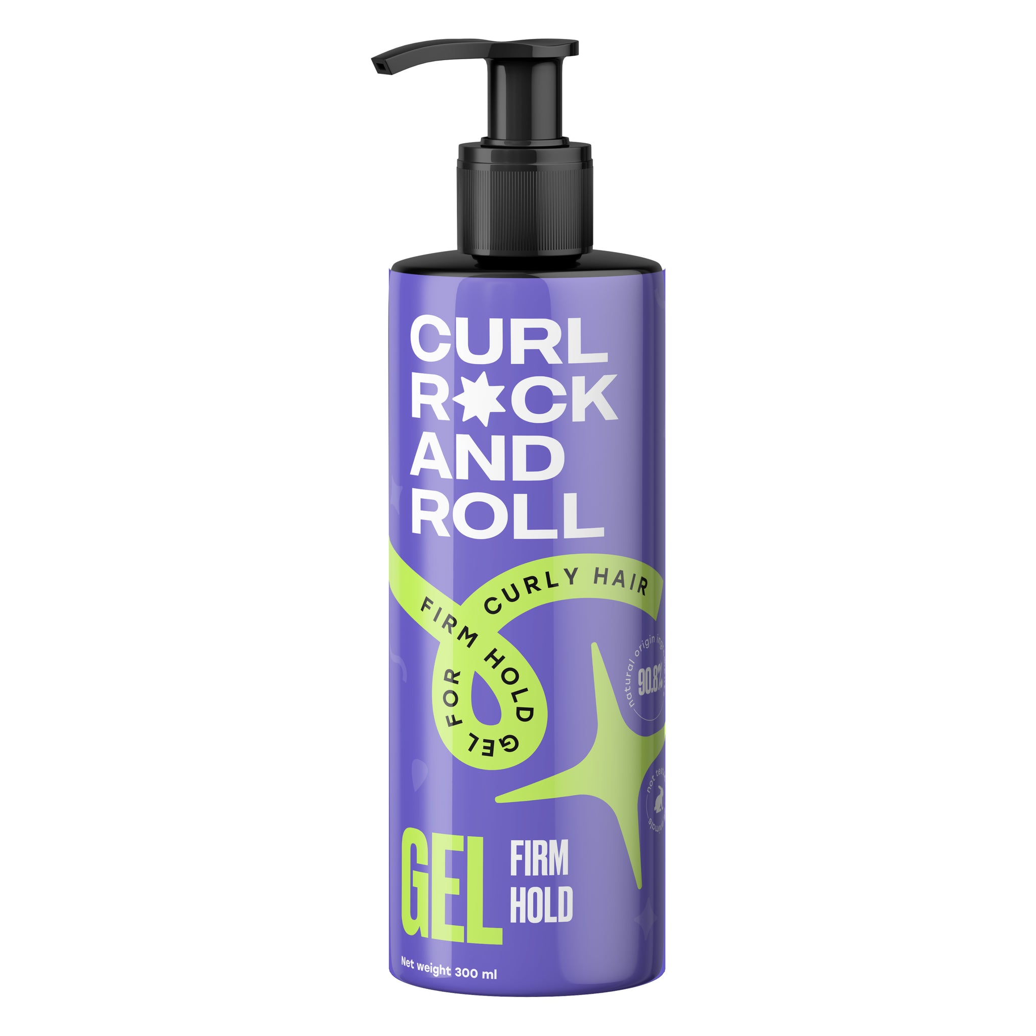 Firm hold gel for curly hair, 300 ml